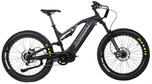 Picture of Bakcou E-bikes Scout Jager Matte Black 19" Frame, Rohloff E-14 (500/14) Speed Hub BafangUltra Mid-Drive Motor BSCJ19B21