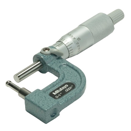 Picture of Mitutoyo 0-1'' TUBE MICROMETER WITH CYLINDRICAL ANVIL 115-313