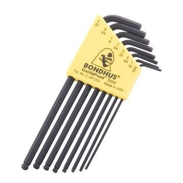 Picture of Bondhus BALLDRIVER STANDARD HEX KEY L-WRENCH (.050-5/32) 8-PIECE SET 10932