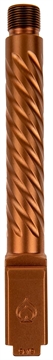 Picture of Ballistic Advantage Premium Series Threaded/Spiral Fluted, 9mm Luger, Copper PVD, Fits Glock 17 Gen 5 BAPSG175T3R