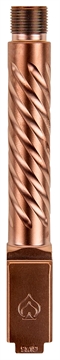 Picture of Ballistic Advantage Premium Series Threaded/Spiral Fluted, 9mm Luger, Copper PVD, Fits Glock 19 Gen 3-5 BAPSG195T3R