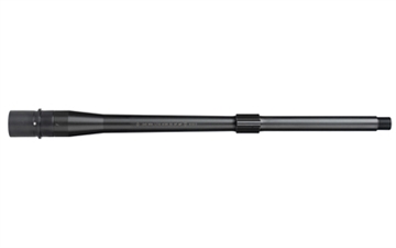 Picture of Ballistic Advantage Premium Black Series, Hanson Mid-Length Barrel, 243 Winchester, Fits AR-10, 16" Barrel, 5/8x24 Thread Pitch, 1:10 Barrel Twist, Mid Length Gas System, Bead Blasted Finish, Black, Includes Low Profile Gas Blocked Pitch BABL243006PQ