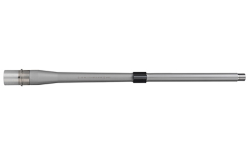 Picture of Ballistic Advantage Premium Black Series, Hanson Mid-Length Barrel, 243 Winchester, Fits AR-10, 18" Barrel, 5/8x24 Thread Pitch, 1:10 Barrel Twist, Mid Length Gas System, Bead Blasted Finish, Stainless Steel, Includes Low Profile Gas Blocked Pitch BABL243001P
