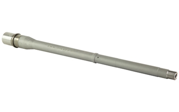 Picture of Ballistic Advantage Premium Series, Tactical Government Profile Barrel, Fits AR10, 16" Threaded Barrel, 5/8x24" Thread Pitch, 1:10" Barrel Twist, Mid-Length Gas System, Bead Blasted Stainless Steel Finish, Silver BABL308003P