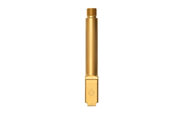 Picture of Ballistic Advantage Premium Series, 9MM, 4.5" Threaded Barrel, 1/2x28, Fits Glock 19 Gen 3-5, PVP Finish, Gold BAPSG195T1G