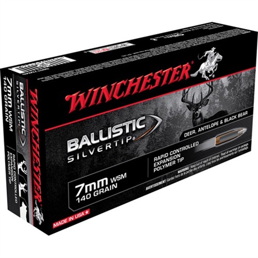 Picture of BALLISTIC SILVERTIP 7MM WINCHESTER SHORT MAGNUM (WSM) AMMO SBST7MMS