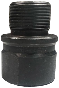 Picture of BANISH Thread Adapter, 5/8x24 to 1/2x28, Oxide Finish, Black 100000310208 5786