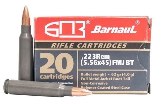 Picture of Barnaul Ammunition BRN 223REM FMJBTBR62