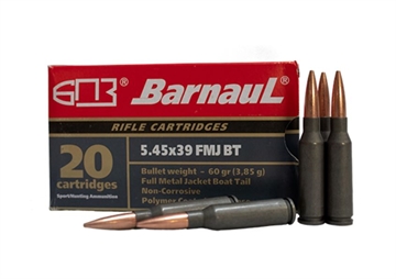 Picture of Barnaul 5.45x39 Rifle Ammo - 60 Grain BRN545X39FMJBT60