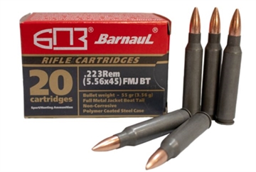 Picture of Barnaul Ammunition 223 REMINGTON 55GR FULL METAL JACKET 20/BOX BRN 223REM FMJBT55