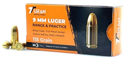 Picture of BARNAUL AMMUNITION 9MM 115GR FMJ BRASS CASE R&P 1000RD TRN9XMMFMJ115RP