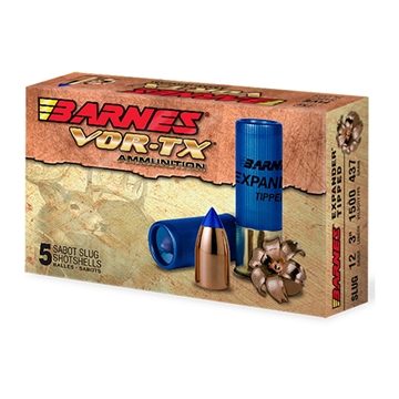 Picture of Barnes Barnes VOR-TX Shotgun Ammo 20 ga. 3 in. 250 gr. Expander Tipped Slug 5 rd. 20739 XPDR20M