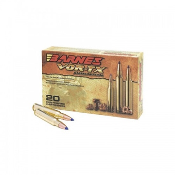 Picture of Barnes VOR-TX, 22-250, 50 Grain, Triple Shock X, Lead Free, 20 Round Box, California Certified Nonlead Ammunition 22008 BB2225XFB1