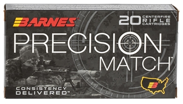 Picture of Barnes Bullets 30166 Precision Match 6.5Creedmoor 140gr Open Tip Match Boat Tail 20 Per Box/10 Case 30166 BB65CRDM1