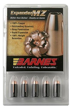 Picture of Barnes Bullets Expander MZ Muzzleloader 45 ExpanderMZ Hollow Point 195gr 15rd/Box 30506