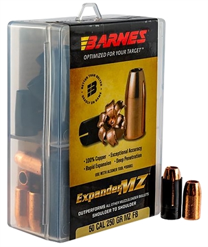 Picture of Barnes Bullets Expander MZ Muzzleloader 50 ExpanderMZ Hollow Point 300gr 15rd/Box 30569