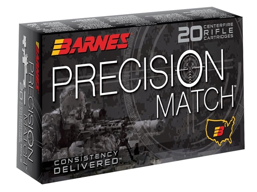 Picture of Barnes Bullets Precision Match 5.56x45mmNATO 69gr Open Tip Match Boat Tail 20 Per Box/10 Case 30846