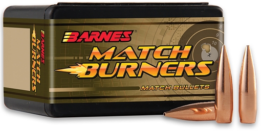 Picture of Barnes Bullets Match Burners 22Cal 77gr Match Burners Boat Tail 100 Per Box/10 Case 32050