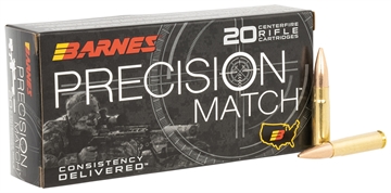 Picture of Barnes Bullets Precision Match 300Blackout 220gr Match Burner OTM BT 20 Per Box/10 Case 32134