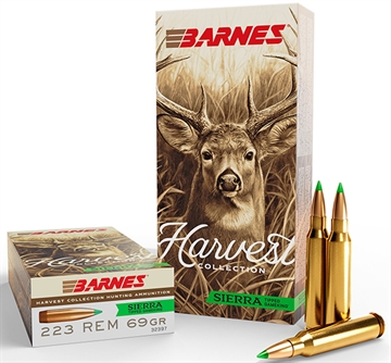 Picture of Barnes Bullets Harvest 223Rem 69gr Sierra Tipped GameKing 20 Per Box/10 Case 32397