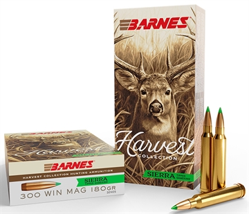 Picture of Barnes Harvest Collection, 300 Winchester Magnum, 180 Grain, Tipped GameKing, 20 Round Box 32405