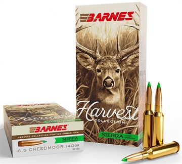 Picture of Barnes Bullets Harvest 6.5Creedmoor 140gr Sierra Tipped GameKing 20 Per Box/10 Case 32400
