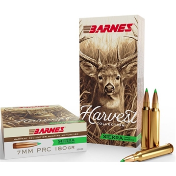 Picture of Barnes Harvest Sierra Tipped GameKing Ammunition 7mm PRC 180gr PT 2960 fps 20/ct 32483