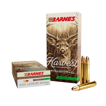 Picture of Barnes Barnes Harvest Collection Rifle Ammo 400 Legend 200 gr. Sierra Pro Hunter 20 rd. 32478