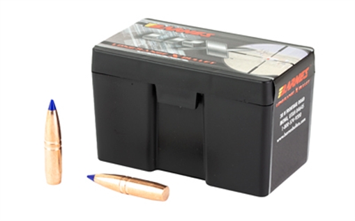 Picture of Barnes LONG-RANGE X, .308 Diameter, 30 Caliber, 190 Grain, LRX Boat Tail, California Certified Nonlead, 50 Count 30377