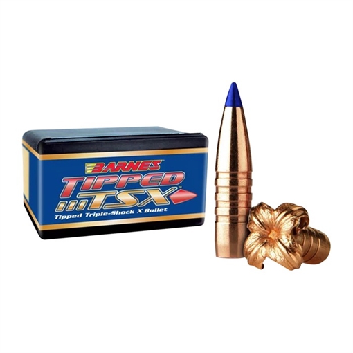 Picture of Barnes Bullets Tipped TSX 30Cal 165gr TTSX Boat Tail 50/Box 30368