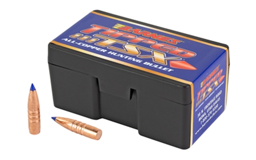 Picture of Barnes TIPPED TSX, .257 Diameter, 25 Caliber, 100 Grain, Ballistic Tip Boat Tail, California Certified Nonlead, 50 Count 30220