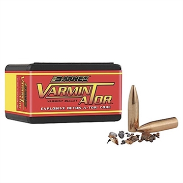 Picture of Barnes Bullets VARMIN-A-TOR 22 CALIBER (0.224'') HP FLAT BASE 40GR 100/BOX 30168