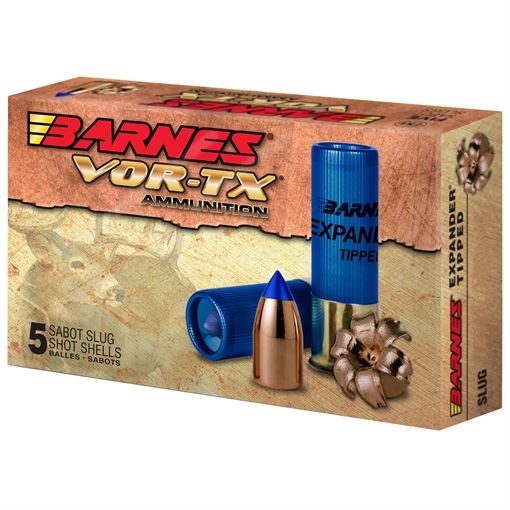 Picture of Barnes Vor-TX 12 gauge 2-3/4 Expander Tipped 100rd case (20 boxes) XPDR12-100-C