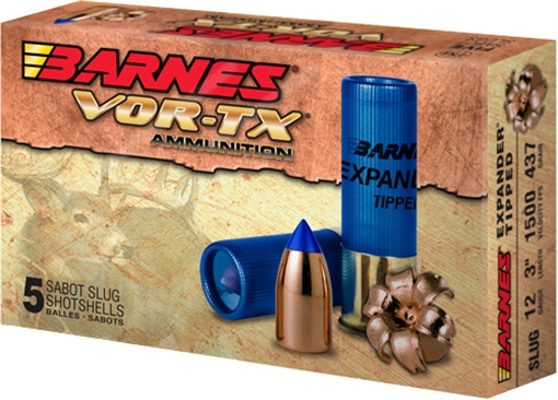 Picture of Barnes Barnes VOR-TX Shotgun Ammo 12 ga. 3 in. 438 gr. Expander Tipped Slug 5 rd. 20737