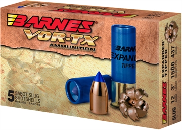 Picture of Barnes Barnes VOR-TX Shotgun Ammo 12 ga. 3 in. 438 gr. Expander Tipped Slug 5 rd. 20737