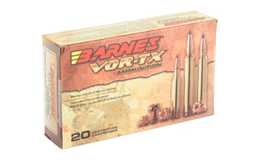 Picture of Barnes VOR-TX, 300 Remington Ultra Magnum, 165Gr, Tipped Triple Shock X, Lead Free, 20, 200, California Certified Nonlead Ammunition 21571 BB300RUM1