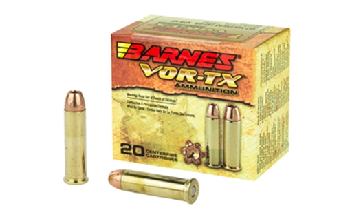 Picture of Barnes VOR-TX, 357 Mag, 140 Grain, XPB, Jacketed Hollow Point, Lead Free, 20 Round Box, California Certified Nonlead Ammunition 21543 BB357M2