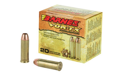 Picture of Barnes VOR-TX, 44 Mag, 225 Grain, XPB, Jacketed Hollow Point, Lead Free, 20 Round Box, California Certified Nonlead Ammunition 21545 BB44MAG4