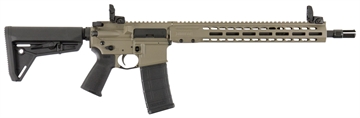 Picture of Barrett REC7 DI Carbine 5.56x45mm NATO 16" 30+1, FDE Rec, Black 6 Position Stock & Grip, Includes Flip-Up Sights 17123