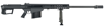 Picture of Barrett M107A1, Semi-automatic Rifle, 50 BMG, 29" Barrel, Cerakote Finish, Black, Synthetic Stock, Front and Rear Flip Sights, 10 Rounds, 1 Magazine, Monopod, Bipod and Pelican Hard Case Included 18059