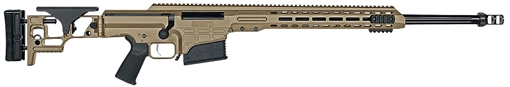 Picture of Barrett MRAD 6.5 Creedmoor 24" 10+1 Flat Dark Earth Cerakote Flat Dark Earth Folding with Adjustable LOP Stock Black Polymer Grip Right Hand 18497