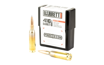 Picture of Barrett 416 Barrett Precision Ammo, 500 Grain, Hornady A-Tip Match Grade Bullet, 10 Round Box 41633 810021511795