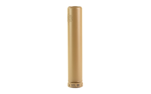 Picture of Barrett AML338 Suppressor, 338 Lapua, 10.3", 1.6 lbs, High Temp C Series, Coyote Brown 17434-KIT