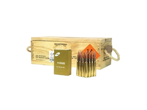 Picture of Barrett Rifle Match Grade 50BMG 661gr M33 Ball 10 Per Box/25 Case 14671