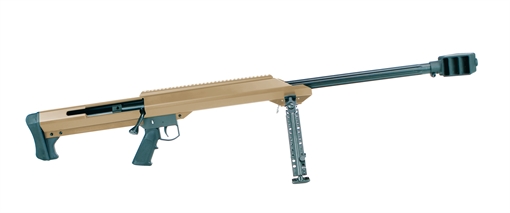 Picture of Barrett M99 50 BMG 29" 1rd Flat Dark Earth Cerakote Flat Dark Earth Fixed w/Sorbothane Recoil Pad Stock Black Polymer Grip Right Hand 14032