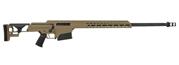 Picture of Barrett MRAD, Bolt Action Rifle, 338 Lapua, 26" Barrel, 2 Port Muzzle Brake, Cerakote Finish, Flat Dark Earth, Folding Adjustable Stock, Adjustable Cheek Rest, Magpul MOE Grip, 10 Rounds, 1 Magazine, Includes Hard Case 18479