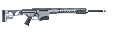 Picture of Barrett MRAD, Bolt Action Rifle, 6.5 Creedmoor, 24" Barrel, 2 Port Muzzle Brake, Cerakote Finish, Gray, Adjustable Folding Stock, Magpul MOE Grip, 10 Rounds, 1 Magazine, Includes Hard Case 18498