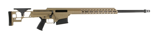 Picture of Barrett MRAD SMR, Bolt Action Rifle, 300 Winchester Magnum, 26" Barrel, 2 Port Muzzle Brake, Cerakote Finish, Flat Dark Earth, Fixed Stock, Adjustable Cheek Rest, Magpul MOE Grip, 10 Rounds, 1 Magazine 18512