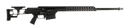 Picture of Barrett MRAD SMR, Bolt Action Rifle, 338 Lapua, 26" Barrel, 2 Port Muzzle Brake, Cerakote Finish, Black, Fixed Stock, Adjustable Cheek Rest, Magpul MOE Grip, 10 Rounds, 1 Magazine 18502
