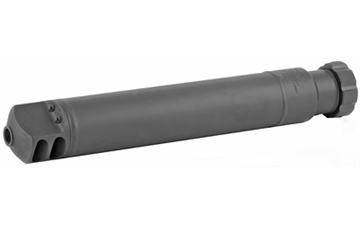 Picture of Barrett QDL Rifle Suppressor, .50 BMG, 17.11" Long, Adds 12.73" in Length, 2.5" Diameter, 4.88 Pounds, 23dB Reduction, Quick Detach 1/4 Turn Lock Ring Mount, Made from 4130 Steel 19247